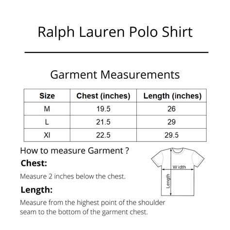 ralph lauren polo shirt size